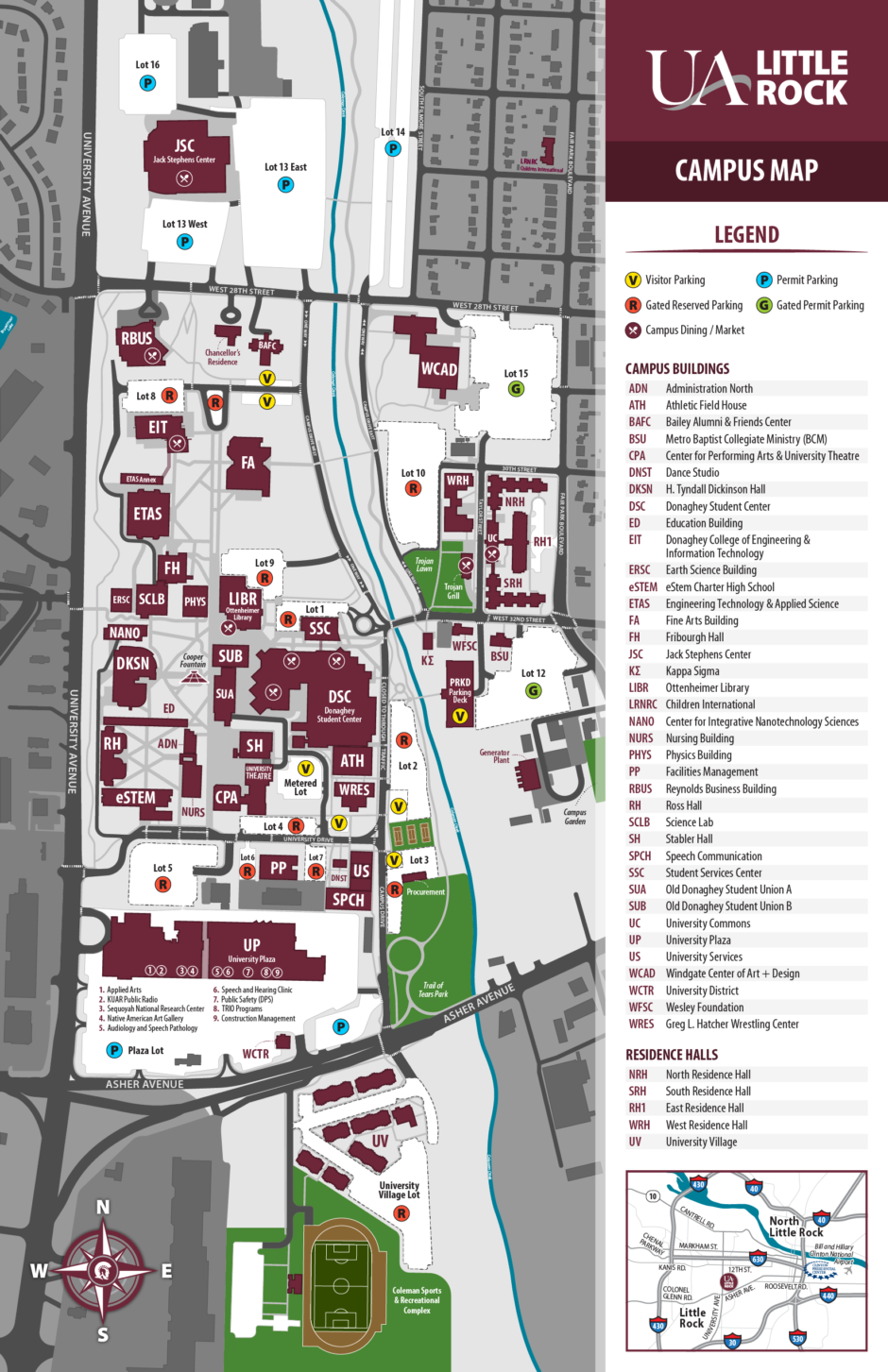 Our Campus Maps and Parking About Us University of Arkansas at