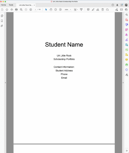 Scholarship Template Image Thumbnail