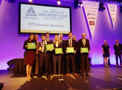Governors Cup student team receiving award