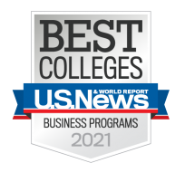 Best Colleges US News 2021 badge