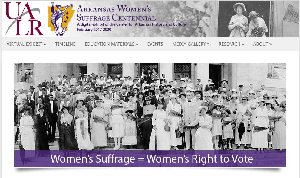 Arkansas Women's Suffrage Centennial