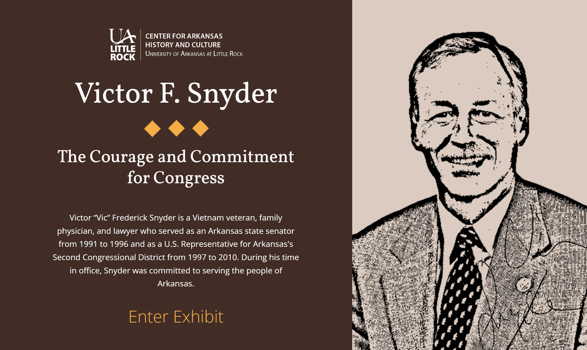 Victor F. Snyder: The Courage and Commitment for Congress