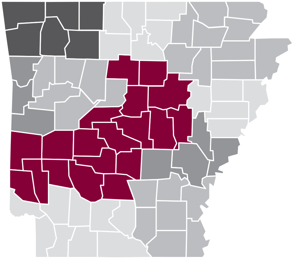 Serving Every County in Arkansas