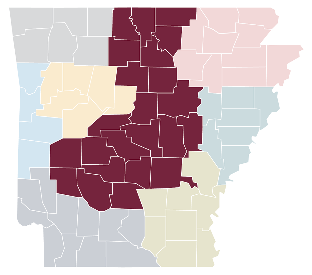 Serving Every County in Arkansas