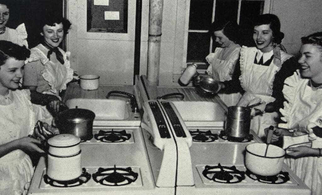 1950s Home Ec class