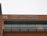 Picture of new signage for the Charles W. Donaldson Student Services Center