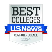 US News Badge, Best Colleges 2022-2024, Computer Science Department