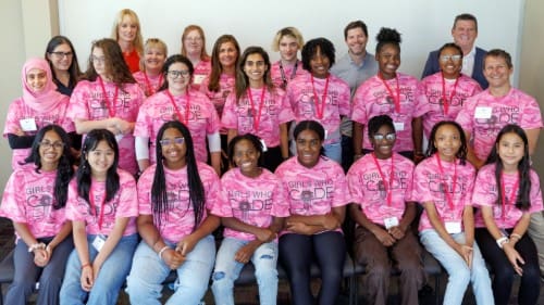 girls who code group photo 2025