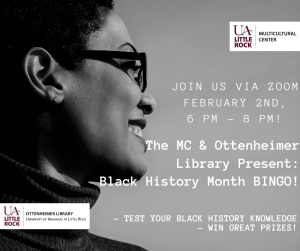 Black History Bingo flyer