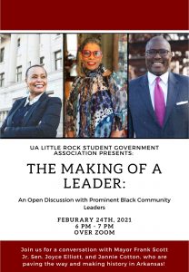 Flyer for "The Making of a Leader" event