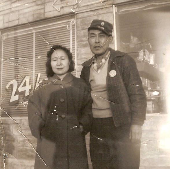 Mary and Hultman Jacobs, the great-grandparents of Erin Fehr