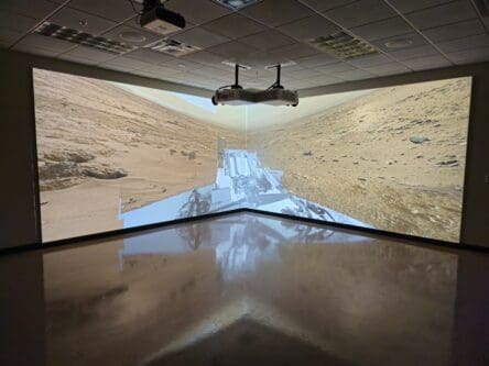 planet Mars in the Immersive Corner
