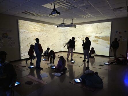 a class using the Immersive Corner