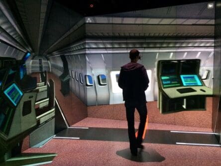 designing aircraft layouts in the CAVE