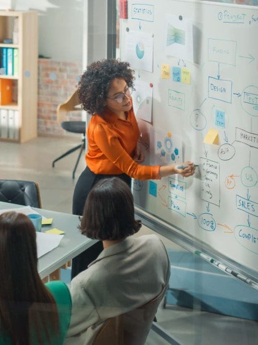 project-manager-using-white-board