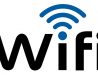 WiFi word and image of the wifi symbol appearing over the letter 'i' .