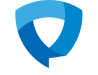 Logo of a triangular shaped blue shield of the National Cybersecurity Awareness Month which occurs annually in October.