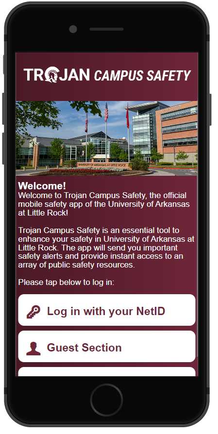 Download the New Trojan Campus Safety App