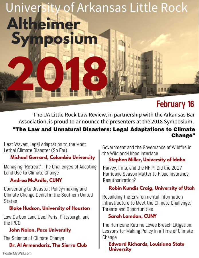 2018 Altheimer Symposium