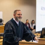 Justice Cody Hiland Welcomes New Bowen Law Students at Pinning Ceremony
