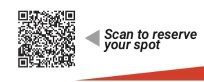 QR Code To scan to reserve spot