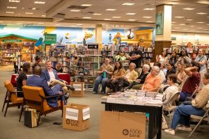 Dr. Glazier's book signing event at Barnes & Noble in Little Rock on September 18, 2024