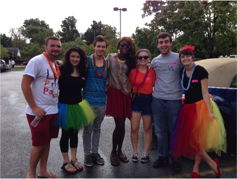 The Alliance members at the Little Rock pride parade