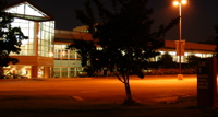 UALR lights at night