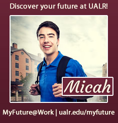Envision your future at work at ualr.edu/myfuture.