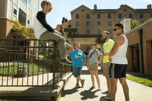 UALR's move-in day on Wednesday, Aug. 12, 2015.