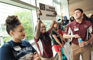 Academic interest session during new student orientation