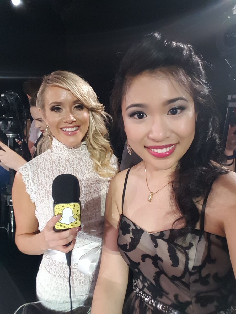 Cyrene Quiamco at the 2015 MTV Music Video Awards