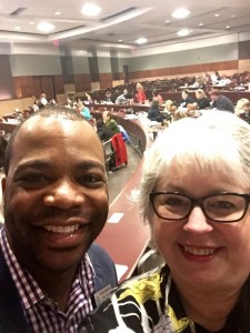 Dr. John Kuykendall and Dr. Christine Deitz at the January 2016 UALR National Board Support meeting