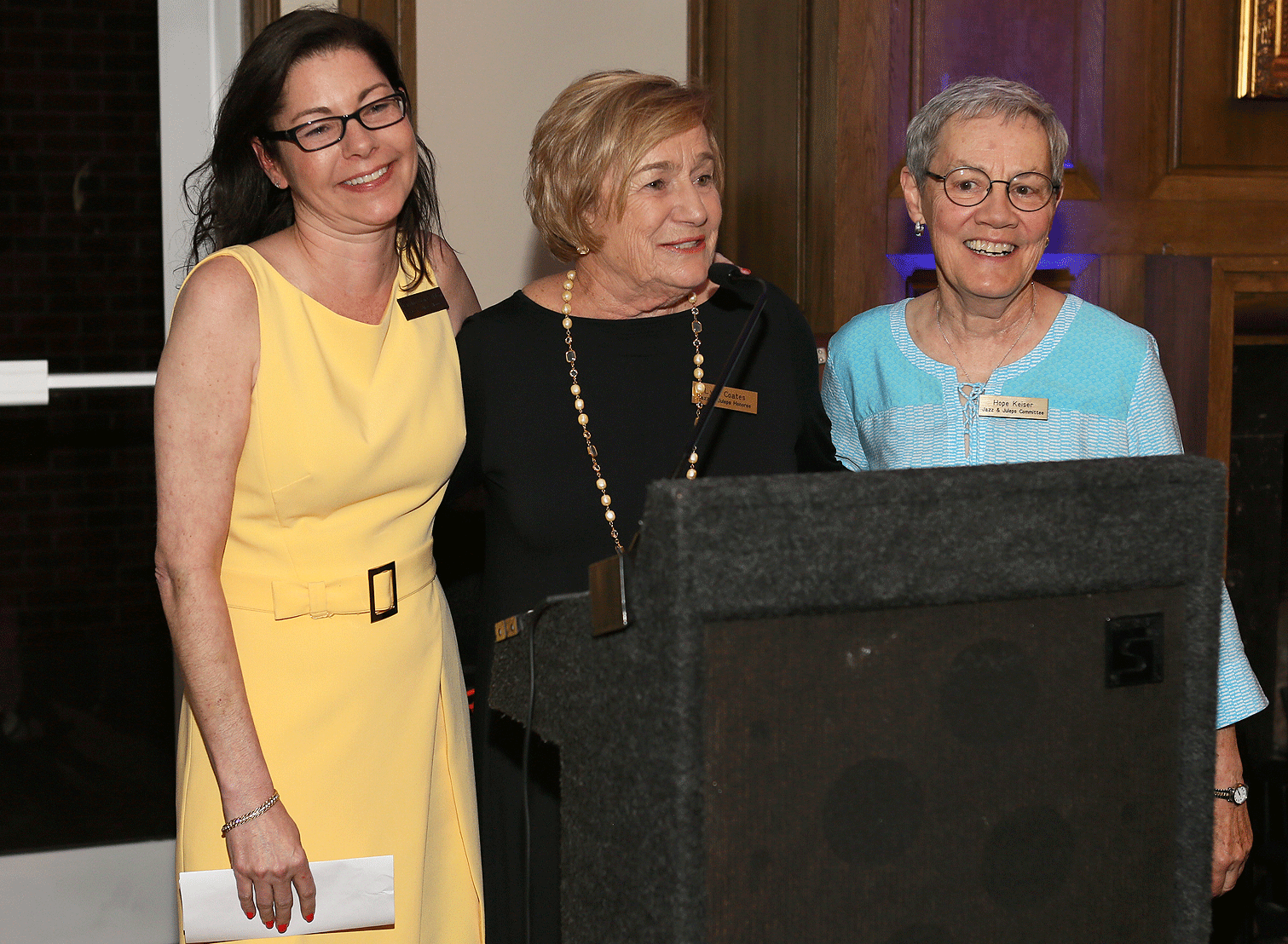 Lynn Coates (middle) and her daughter, Caroline Coates-Nelson (left) were honored at the seventh annual Jazz & Juleps event on May 26.