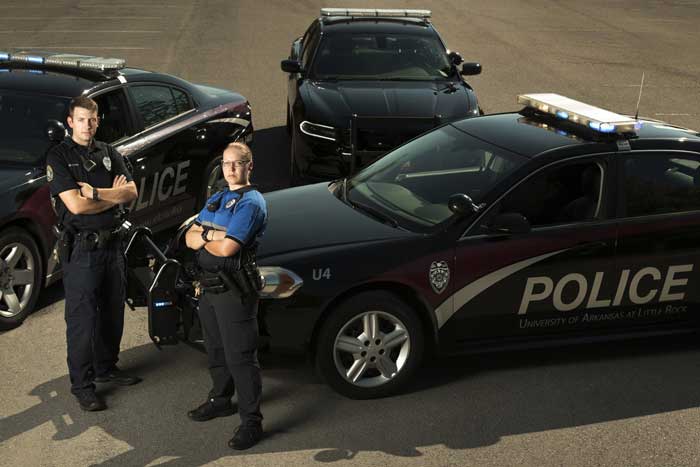 UA Little Rock police officers