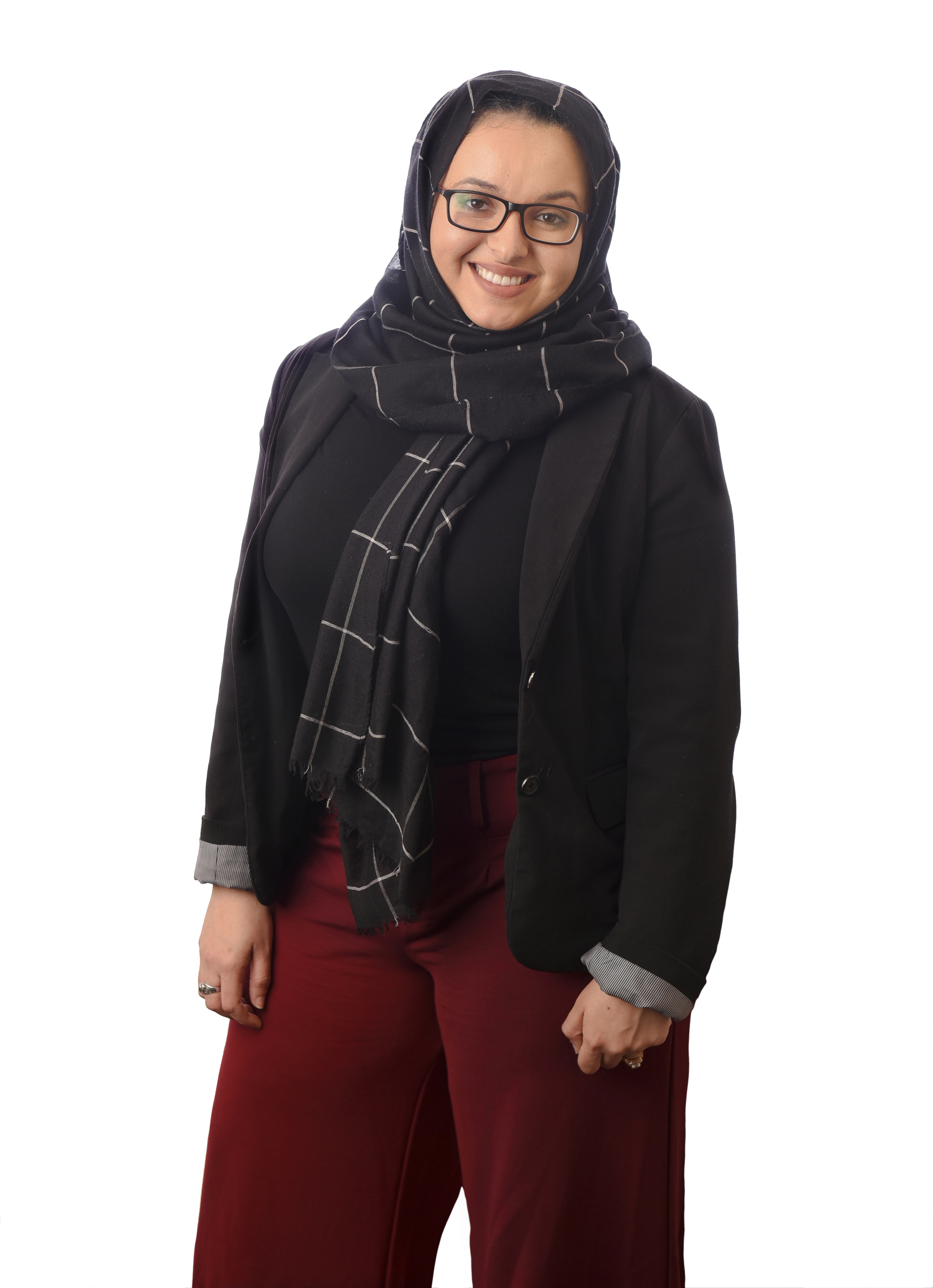 Photo by BENJAMIN KRAIN --03/26/18--Graduate student Nora Bouzihay brought the Human Library project to the UALR campus. Bouzihay is from Morocco and studied in Dubai.