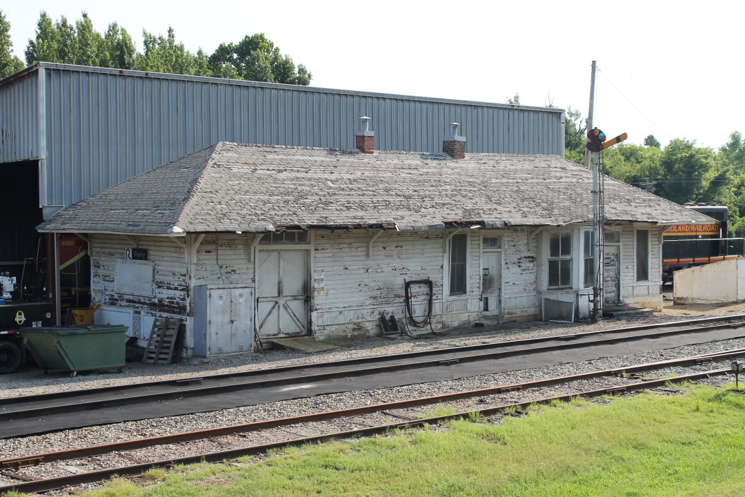 Michael Hibblen aided an effort to save the century-old Rock Island Railroad Depot in Perry, Arkansas. Photo by Michael Hibblen.
