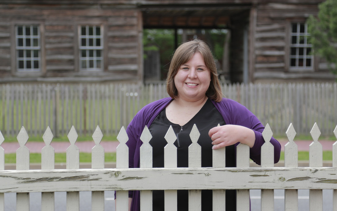 Nicole Ursin, the 2019 Whitbeck Scholar Award winner, has worked at the Arkansas Historic Museum for two years.