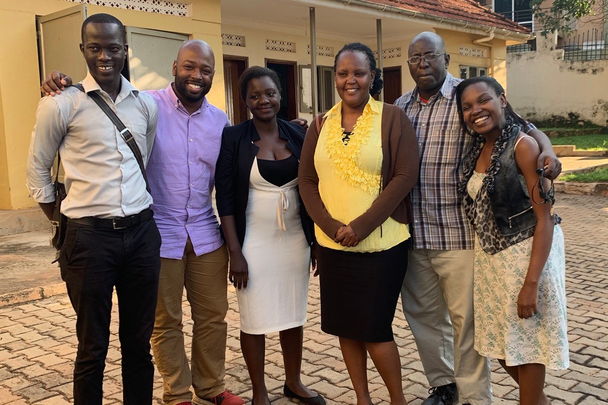 Jerome Wilson (second from left) recently completed his International Public Service Project with African Prisons Project, a nonprofit organization with the vision to empower changemakers within prisons by providing them with legal training and services.