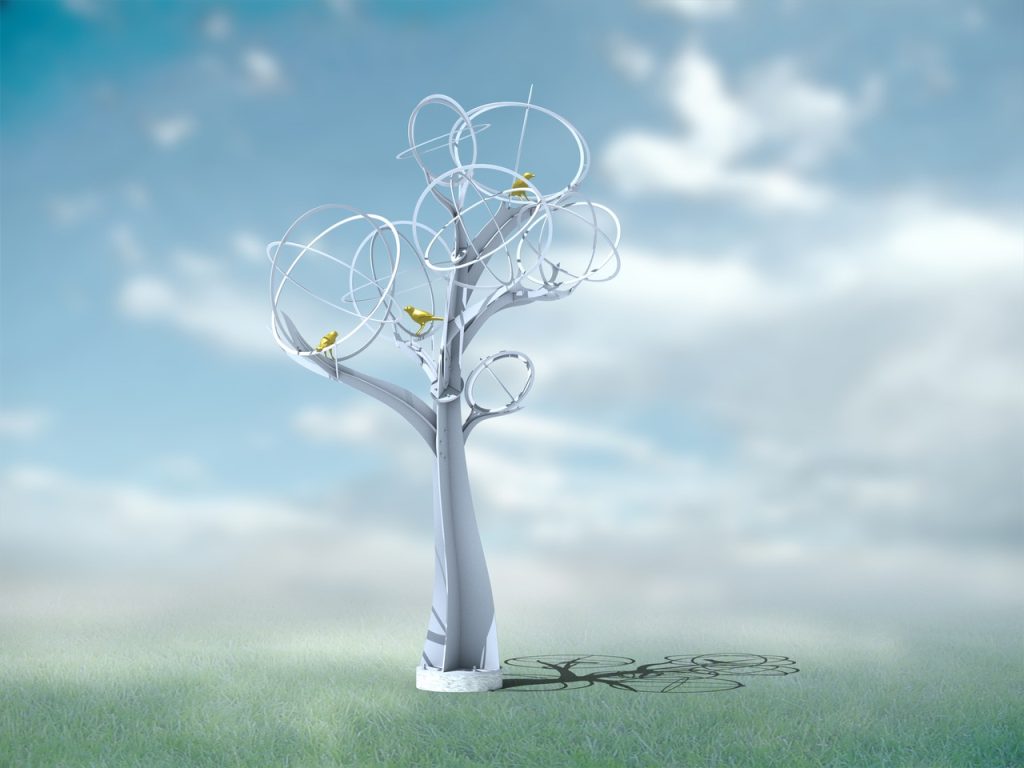 Michael's Warrick's rendering of "The Mockingbird Tree."