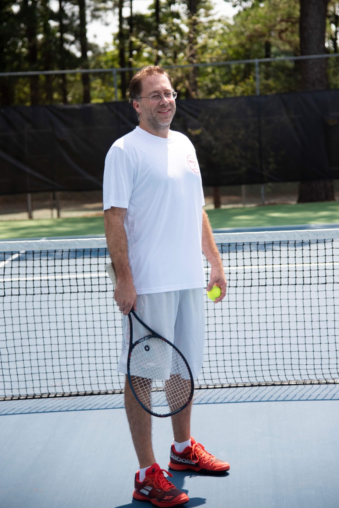 Power 92 radio deejay and UA Little Rock alumnus Travis “Tre’ Day” Rowan competes in his annual tennis charity tournament to raise money for mass communication scholarships at UA Little Rock.