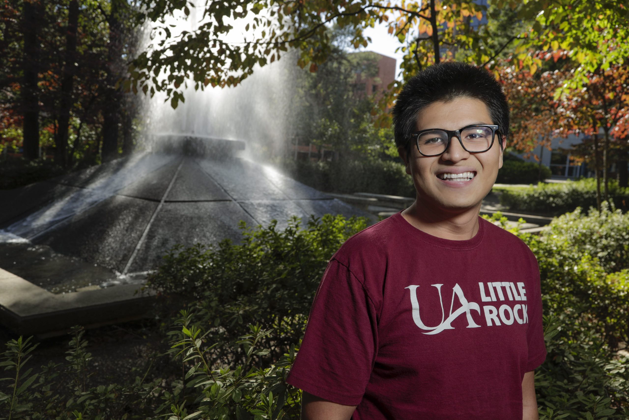 UA Little Rock freshman Cesar Gonzalez is a LULAC Scholarship recipient.