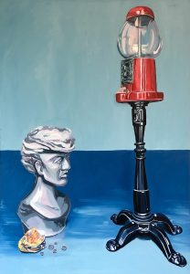 "The Bust and the Gumball Machine" by Carley Brown