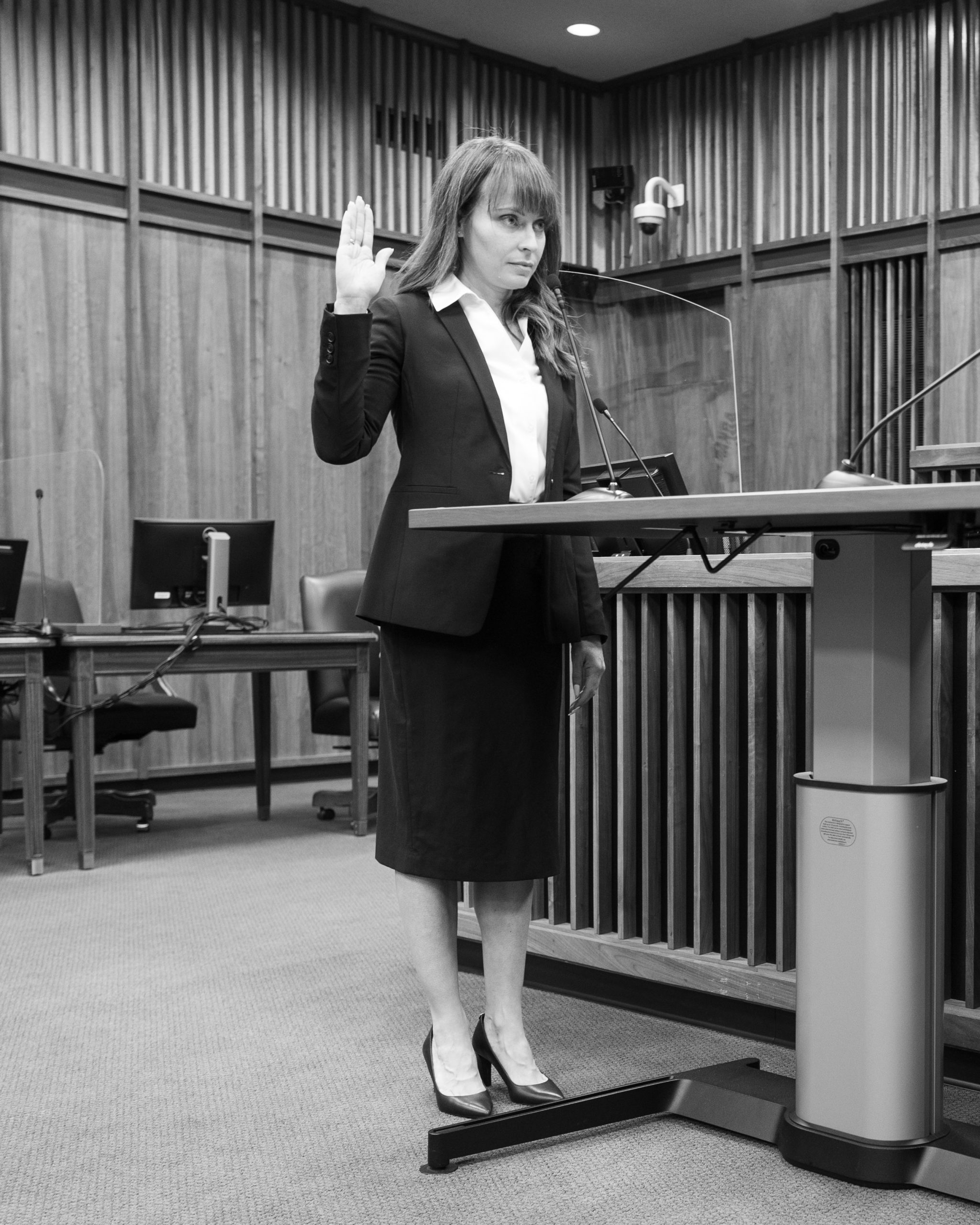 Bianca Gatchell Rucker is sworn in as the U.S. Bankruptcy Judge for the Eastern and Western Districts of Arkansas on April 26.