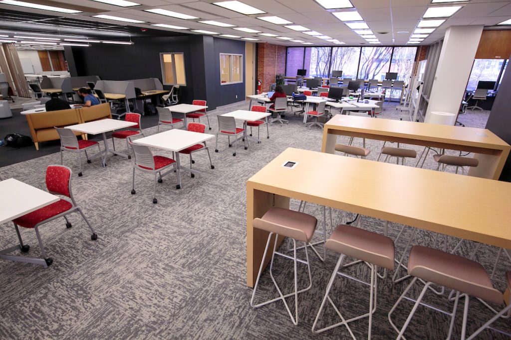 The Learning Commons at Ottenheimer Library.