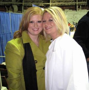 Christen Alsup celebrates her mother's graduation. 