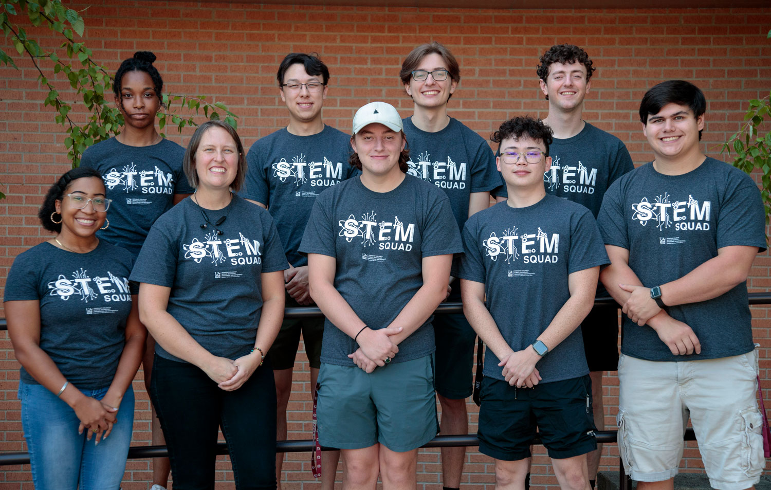 These UA Little Rock students are serving as ambassadors in the Donaghey College of STEM. Photo by Ben Krain.