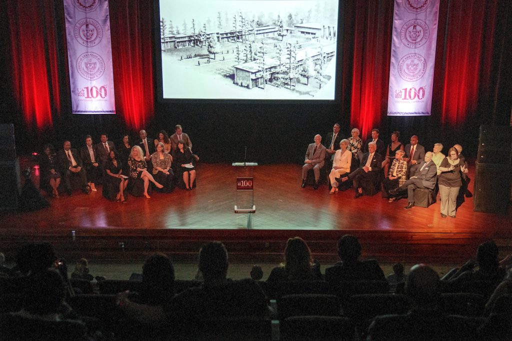 Members of the UA Little Rock Centennial Campaign Committee, university leaders, and key stakeholder host the university's Centennial Campaign Kickoff Gala at the Fine Arts Building. Photo by Ben Krain.