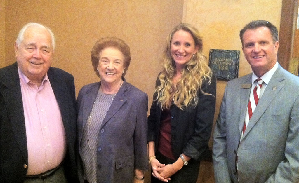 Pine with UALR directors of admissions and enrollment management.