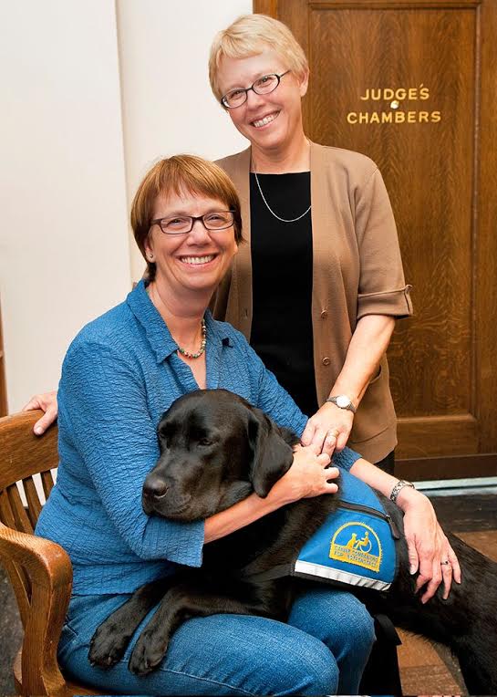 Keynote courthouse dogs speakers with dog Molly B